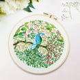 thumbnail image 3 of Stamped Flower 30x30cm Sewing Supplies Handmade Needlework Full, 3 of 7