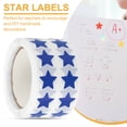 thumbnail image 4 of Etiquetas de estrella Uxcell de 1/2", 1000 piezas, etiquetas semibrillantes para suministros de maestros, azules, 4 of 6