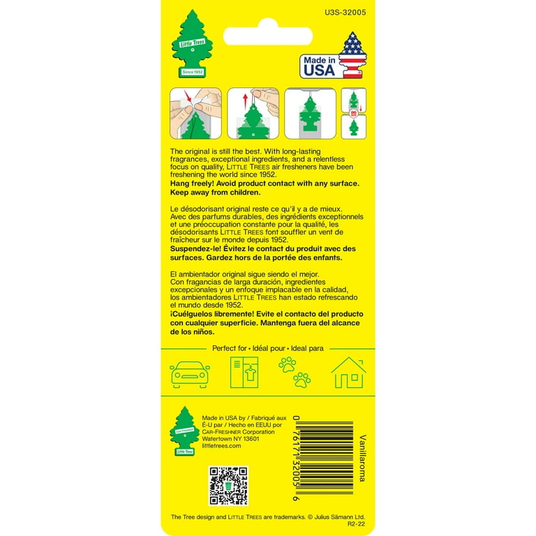 Little Trees Vanillaroma Air Freshener for Car and Home - 24 pack