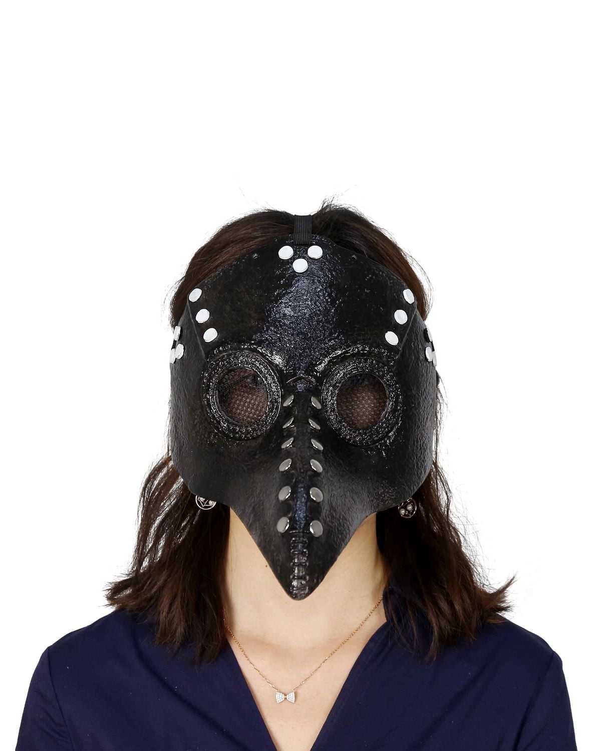 Façon de célébrer l'accessoire de costume de masque de médecin de la peste d'halloween unisexe adulte