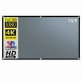 thumbnail image 3 of Projector Screen 16:9 Grey Anti-Light 60-133 Inch Black Border With Hole for Indoor ,Wrinkle-Free Outdoor Projector Screen, 3 of 7