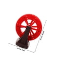 thumbnail image 4 of FESTFENDS Roue de Fontaine en Plastique Rouge pour Décoration de Salon et Bureau, 4 of 5