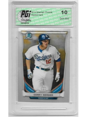 2014 Corey Seager Bowman Chrome Rookie Card CTP-41 PGI 10 Dodgers