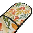 thumbnail image 4 of Yayeee Double Oven Mitt Kitchen Heat Resistant Baking 35" x7" Quilted Glove, Orange Autumn Leaves, 4 of 6