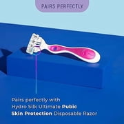 Schick Hydro Silk Shave Cream & 24-Hour Moisturizer | Pubic Hair Shave Cream for Women and Bikini Area Moisturizer, Shaving Cream for Women Sensitive Skin, 8 fluid oz
