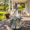 thumbnail image 6 of For Holiday Porch Spring Summer Idyllic Goose Outfit, Floral Dress and Hat Set for 23 Inch Statue, Garden Patio Decoration with Soft Pastel Colors, Cottagecore Style, 6 of 9