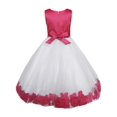 thumbnail image 5 of Girls Dress Rose Flower Tulle Wedding Pageant Bridesmaid Kids Clothes 4-5 Years, 5 of 5