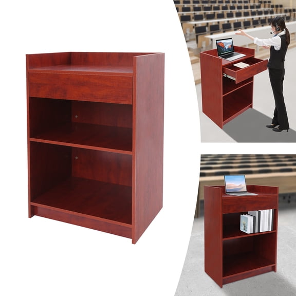 Office Presentation Stand, Presentation Stand, Church Presentation Stand With Drawer