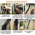 thumbnail image 4 of 14 inch Spring Closer Adjustable Door Closer Outdoor Carbon Steel Spring Closer Screw Garden Door Closer for Household Gates Yard Fence, Bla, 4 of 5