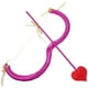 thumbnail image 3 of KAKOWELY 1 juego de disfraces de arco y flecha de Cupido Disfraz de Cupido de San Valentín Conjunto de arco y flecha de Cupido, 3 of 5