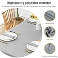 thumbnail image 2 of Jokapy Rectangle Fabric Tablecloth, Decorative Farmhouse Table Cover, Gray, 60" x 120", 2 of 11