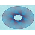 thumbnail image 1 of Ahgly Company Machine Washable Indoor Rectangle Transitional Windows Blue Area Rugs, 7' x 10', 1 of 7