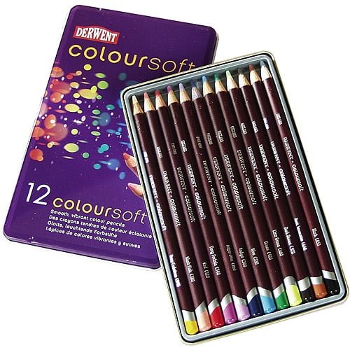 Derwent Coloursoft Pencils, 12pk