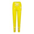 thumbnail image 4 of JJHGVB Snowflake Graphic Tights Pants Legging Tights Women's Printed Yoga Leggings - High Waisted, Workout, Gym,sports, Soft Leggings for Women Z1 Yellow XL, 4 of 6