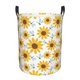 thumbnail image 1 of Fotbe Sunflowers Cesto de Ropa con Asas, Cesto Impermeable de Gran Capacidad, Bolsa de Lavado para Dormitorio, Cesto de Ropa con Ruedas y Asas-Small, 1 of 6