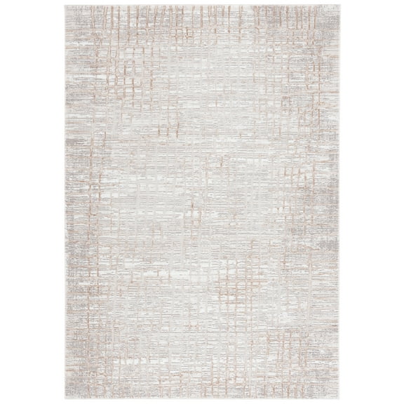 SAFAVIEH Parker Norman Distressed Area Rug, Taupe/Beige Gold, 8' x 10'