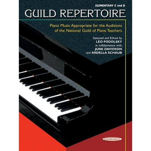 Pre-Owned Guild Repertoire -- Piano Music Appropriate for the Auditions of the National Guild of Piano (Paperback) by Leo Podolsky