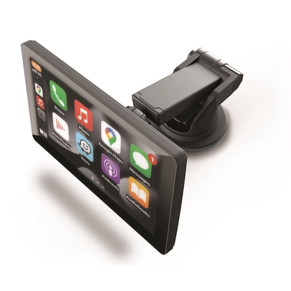 Car and Driver INTELLIDASH Apple Carplay portátil para coche y Android Auto, reproductor multimedia con pantalla táctil IPS de 7'' con Bluetooth, Mirror Link, SiriusXM, Google, Siri Apple carplay Scre