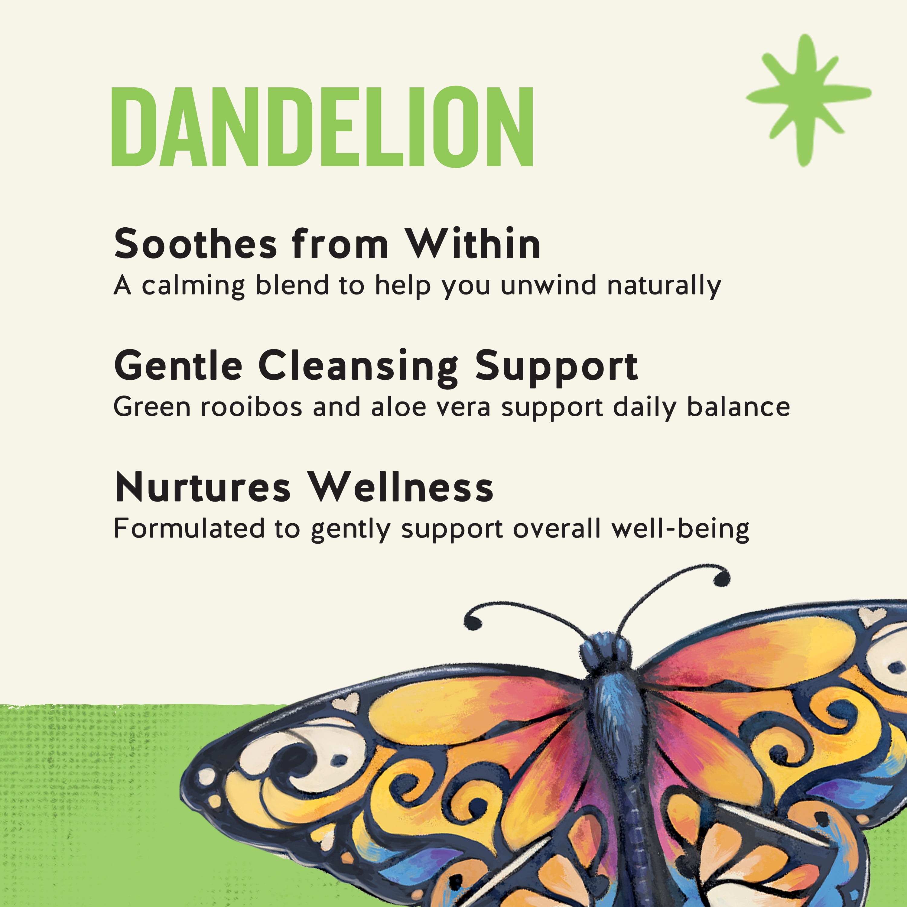 (6 pack) Celestial Seasonings Wellness Detox Blend Dandelion Herbal Tea Bags (16 Count)
