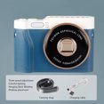thumbnail image 2 of Ventilador De Cuello Colgante Ventilador de aire acondicionado con cámara USB, ventilador de cuello de 3 velocidades, sin aspas, 1200 mAh, silencioso (azul) Wdftyju Libre de BPA, 2 of 3
