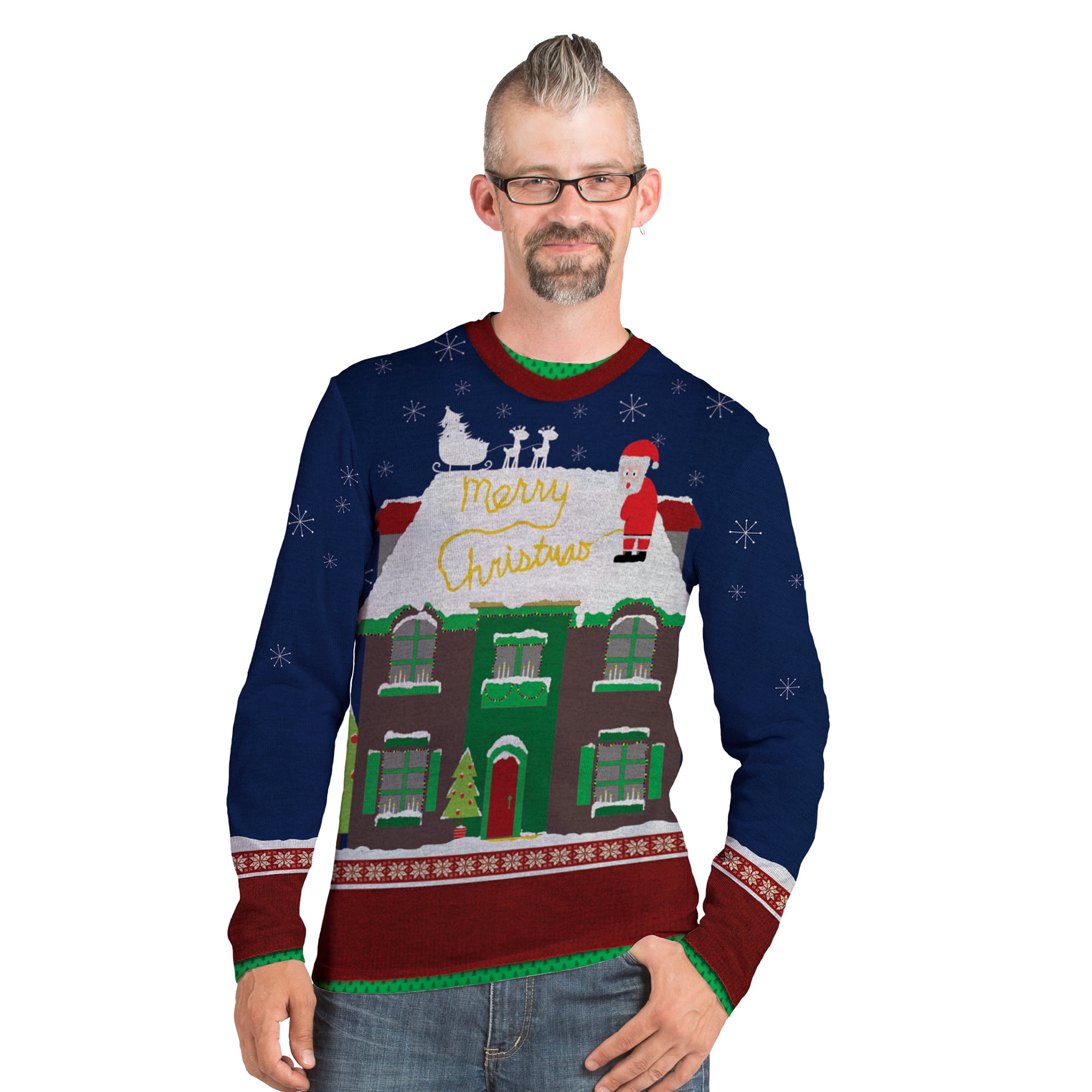 Long sleeve ugly christmas shirt Clearance