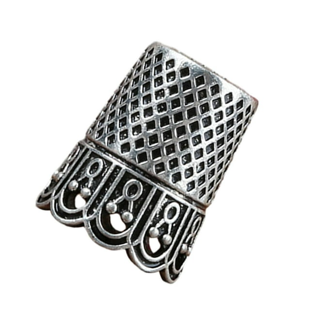 Sewing Thimble Antique Metal Finger Guards for Sewing Quilting Embroidery