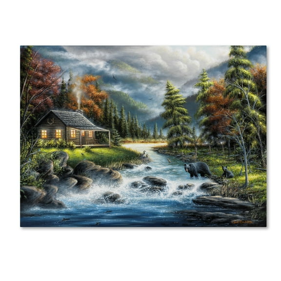 Trademark Fine Art Chuck Black As Autumn Approaches Canvas Wall Art - 14x19