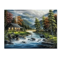 Trademark Fine Art Chuck Black As Autumn Approaches Canvas Wall Art - 14x19