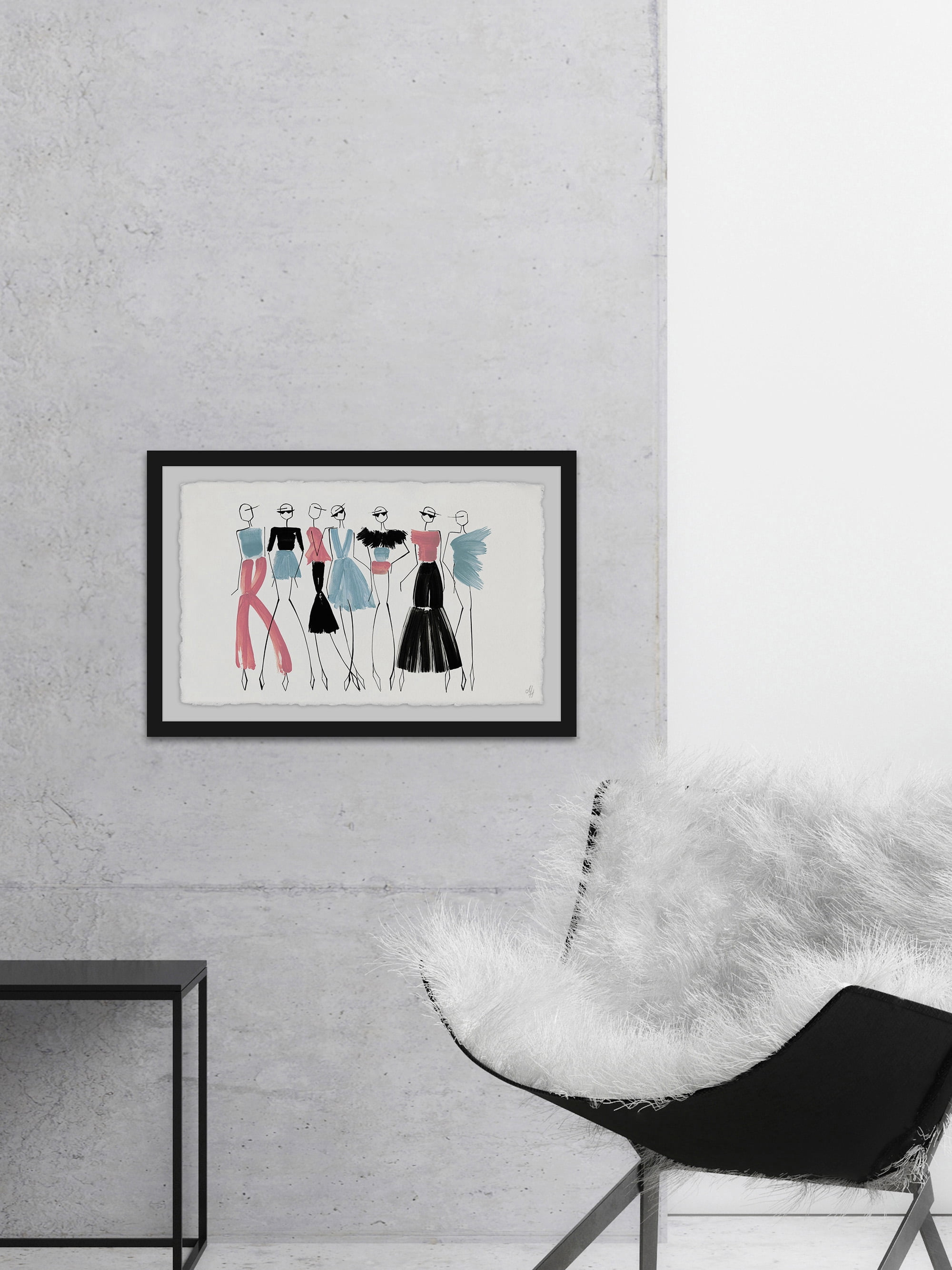 The Fashion Squad Framed Painting Print