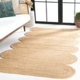 thumbnail image 2 of SAFAVIEH Natural Fiber Conchur Solid Area Rug, Natural, 6' x 9', 2 of 10