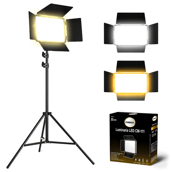 Panel de Luz LED Comerliv con Tripie 2.1 m Dimmable 50 W
