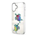 thumbnail image 3 of WIRESTER Stylish Mirror Back Case for Women, Slim & Shockproof Phone Cover Compatible with Apple iPhone 16 6.1" 2024 - Sea Turtles Family, 3 of 6