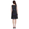 thumbnail image 3 of Women's Casual Sleeveless All Over Print Dress Loose A Line Flowy Dresses with Pockets Fierce Shark Pattern Design L, 3 of 8