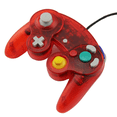 thumbnail image 3 of Mando Genérico Blue Mamba Compatible con Gamecube Cristal Rojo, 3 of 3