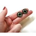 thumbnail image 6 of Steampunk Gear Glass Eyes in Olive Green, 6 of 7