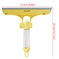 thumbnail image 4 of Cleaning Brush Multi-Purpose Household Window Cleaning Brush, Dining Table and Bathroom Wipers, Double-Sided Four In One Cleaning Scraper with Built-In Spray Bottle Yellow, 4 of 5