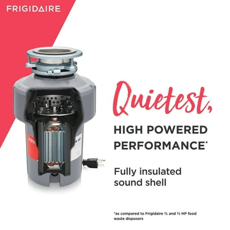 Frigidaire 3/4HP Corded Garbage Disposal - Gray
