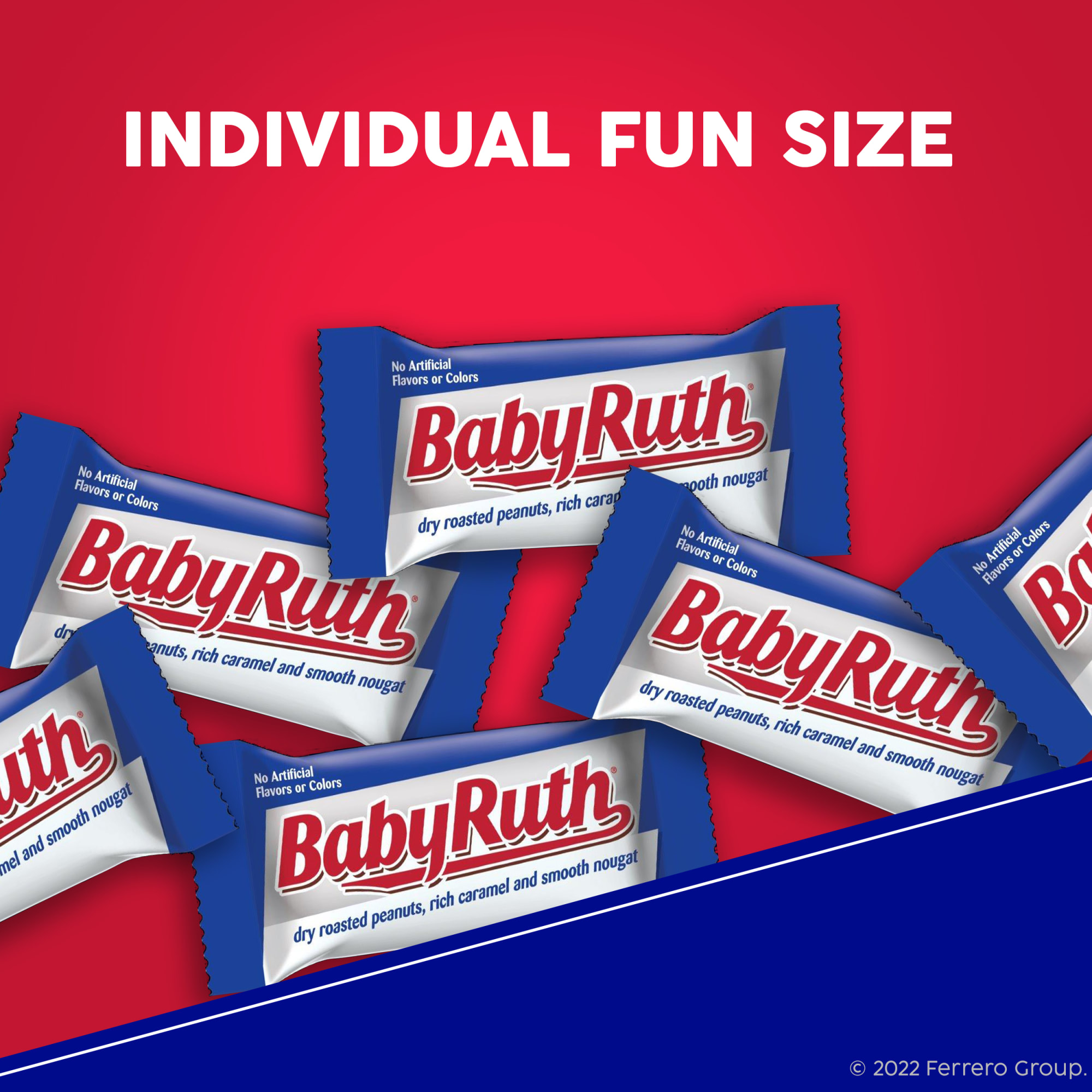 Baby Ruth, Chocolatey, Peanut, Caramel, Nougat, Fun Size Candy Bars, 10.2 oz - image 3 of 10
