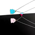 thumbnail image 4 of 2Pcs Lovely Magnetic Love Heart Ghost Pendant Necklace Set for Women Men Best Friend Enamel Mutual Attract Magnet Couple Matching Necklace Jewelry Birthday Gift, 4 of 4