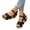 Black, variant on Platform Sandals for Women 2025 Fashion Casual Suede Open Toe Chunky Wedge High Heel Dress Sandals