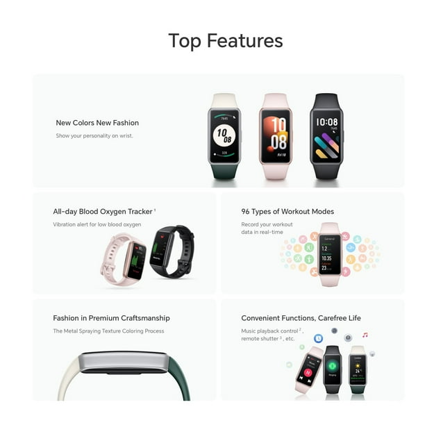 Global Version Honor Band 7 Smart band Sleep Blood Oxygen Heart Rate  Monitor 1.47'' AMOLED Screen Bluetooth 5.0 Sports Smartwatch