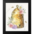 thumbnail image 2 of Tavoletti, Anne 20x24 Black Modern Framed Museum Art Print Titled - Honeybee Blossoms VI, 2 of 5