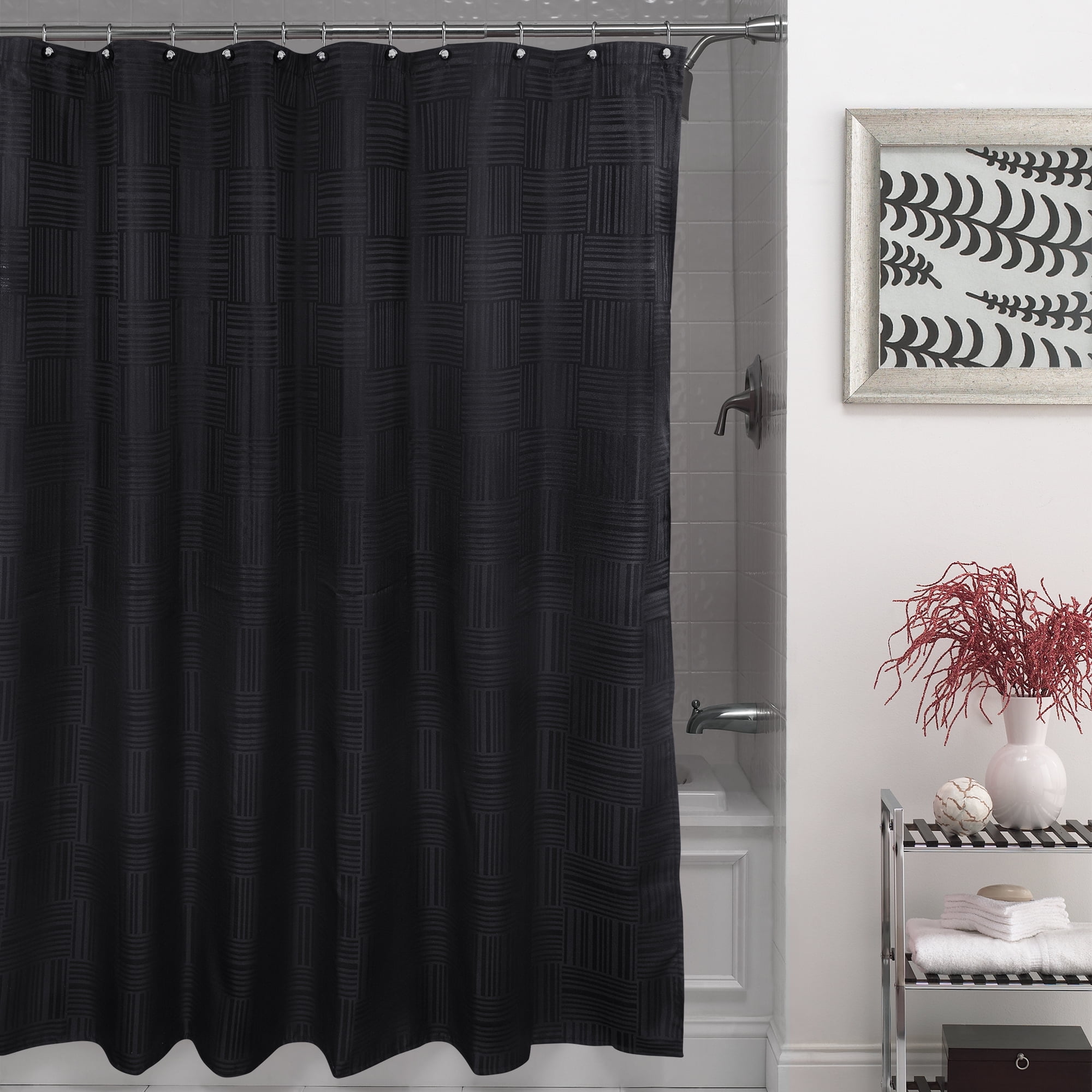 Mainstays Henderson Fabric Shower, Mainstays Fabric Shower Curtain