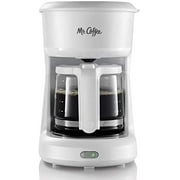Mr. Coffee 2134286 ® 5-Cup Mini Brew Switch Coffee Maker, White