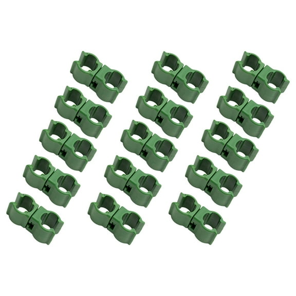 HEANUJJ 50Pcs Gardening Frame Connectors Plastic Green Practical Design for Gardeners