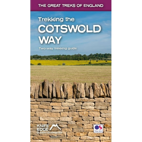 The Great Treks of England Trekking the Cotswold Way: Two-Way Trekking Guide with OS 1:25k Maps: 18 Different Itineraries, Book 3, (Paperback)