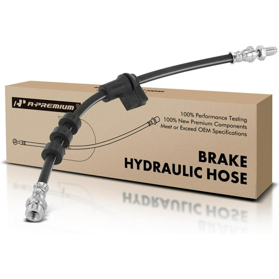 A-Premium Front Driver or Passenger Brake Hydraulic Hose Compatible with Select Ford Models - Focus 2005 2006 2007 - Replace# 5S4Z2078AA