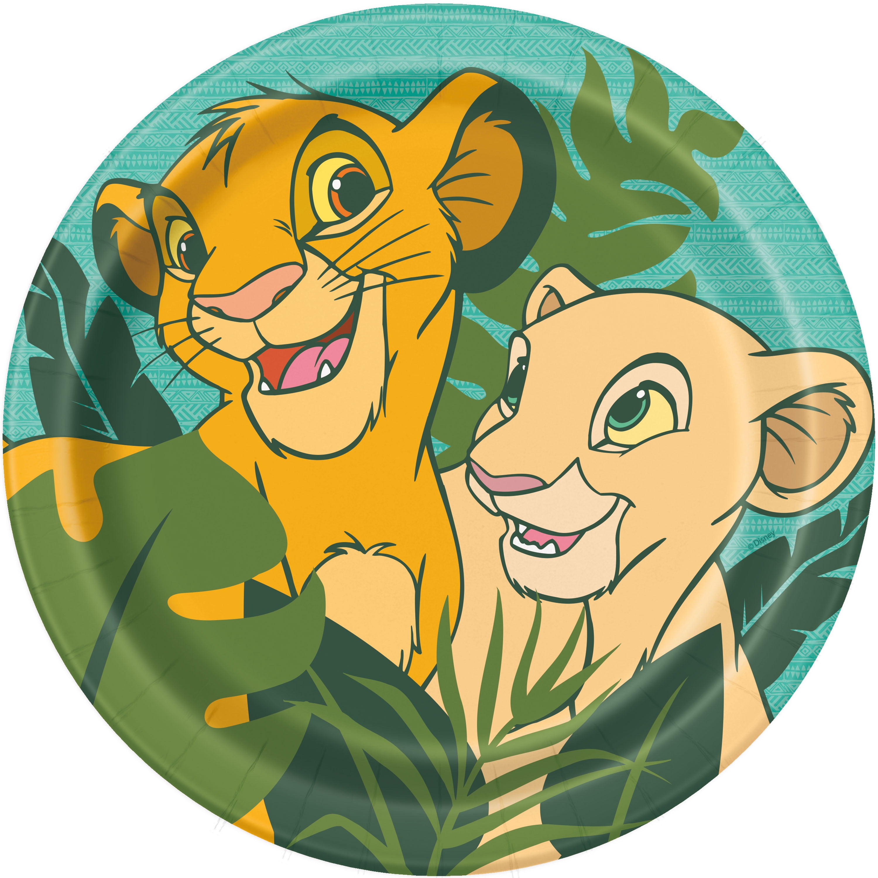 The Lion King Birthday Paper Dinner Plates, 9in, 24ct