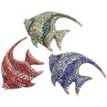 thumbnail image 1 of Shisuyan Broches de Poisson pour Femmes Design Tropical 3 Pcs 2.2x1.7x0.4In, 1 of 8
