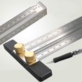 thumbnail image 4 of GFDYREE 180mm High Precision Woodwork Marking Gauge 3D Rulers,90 Degree Right Scale Stainless Steel,Scribe Line Ruler with Holes Professional Measuring Tools Carpenter Measuring Tools Drawin, 4 of 6